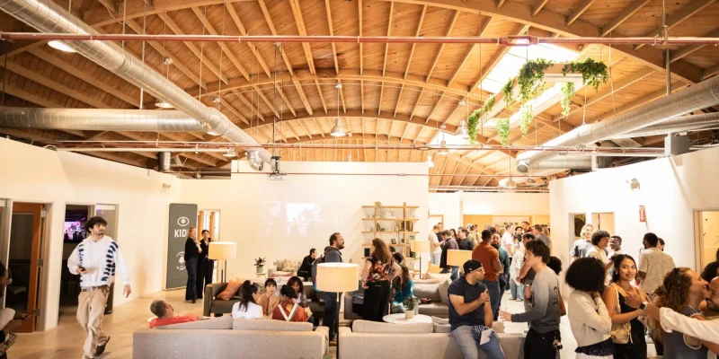 Lobby at Evergreen LA church